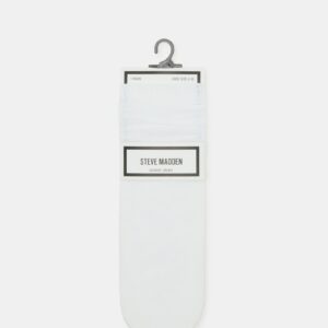 Fishnet Slouchy Crew Socks White - Image 3