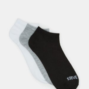 Basic Low Cut Socks Black/white