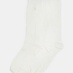Casual High Crew Socks Ivory - Image 1