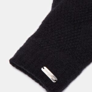 Touchscreen Ribbed Gloves Black - Image 4