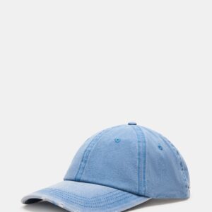 Distressed Baseball Cap Denim Fabric - Image 3