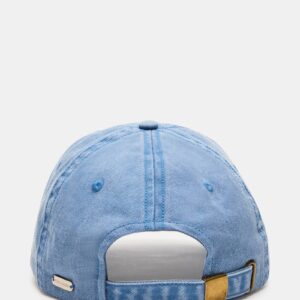 Distressed Baseball Cap Denim Fabric - Image 4