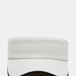 Embroidered Visor White