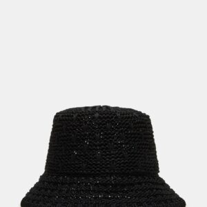 Breezy Straw Hat Black