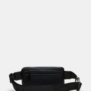 Pleated Baguette Belt Bag Black - Image 6