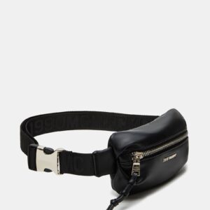 Pleated Baguette Belt Bag Black - Image 4