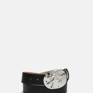 Plate Buckle Belt Black/silver - Image 3
