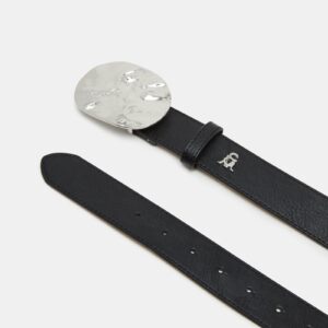 Plate Buckle Belt Black/silver - Image 2