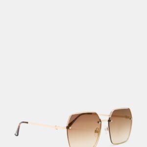 Davian Sunglasses Gold - Image 3