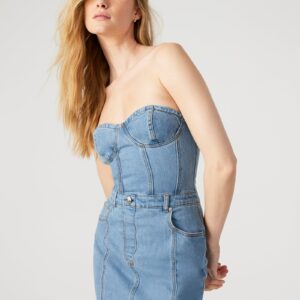 Anya Denim Dress - Image 5