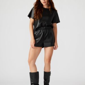 Faux The Record Short Black - Image 1