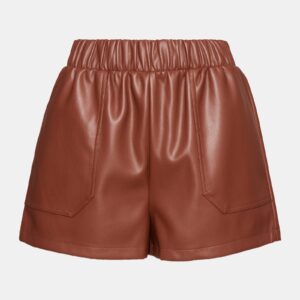 Faux The Record Short Cognac - Image 6