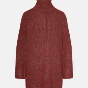 Abbie Sweater Dress Rust - Image 6