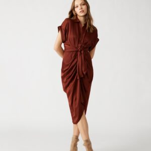 Tori Dress Brown - Image 3