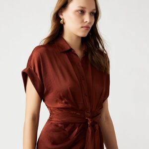 Tori Dress Brown - Image 5