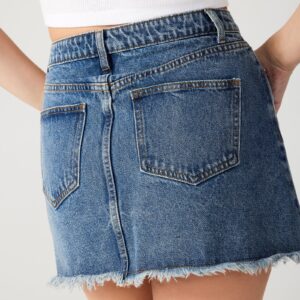 Kyla Denim Skirt - Image 4