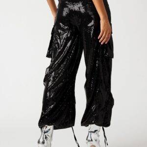 Duo Sequin Pant Black - Image 5