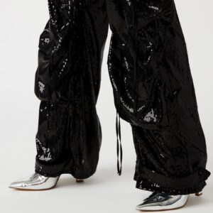 Duo Sequin Pant Black - Image 6