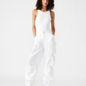 Duo Sequin Pant White