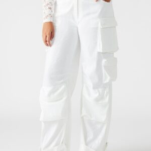 Duo Sequin Pant White - Image 4