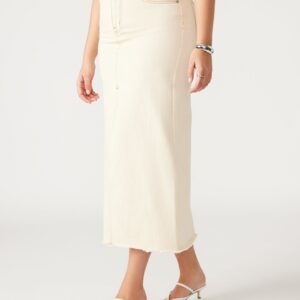 Avani Denim Skirt Ivory - Image 4