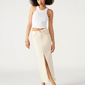 Avani Denim Skirt Ivory - Image 1
