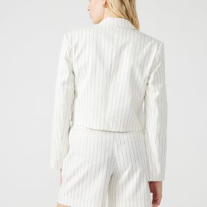 Rupi Cropped Blazer White/black - Image 4