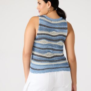 Hannah Top Blue Multi - Image 3