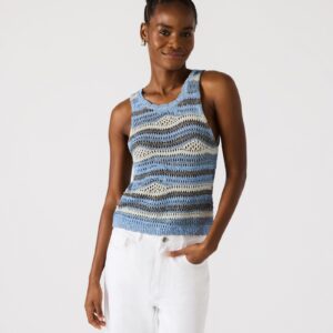 Hannah Top Blue Multi - Image 1