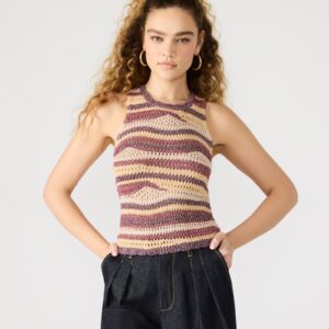 Hannah Top Red Multi - Image 1