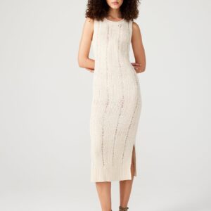 Amirah Sweater Dress Beige