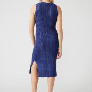 Amirah Sweater Dress Blue - Image 3
