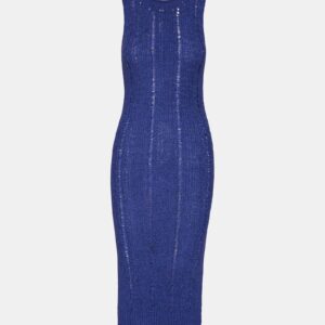 Amirah Sweater Dress Blue - Image 5