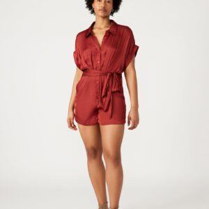 Tori Romper Burnt Orange - Image 1