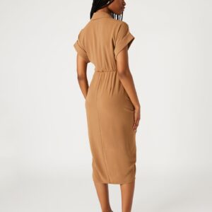 Tori Knit Dress Beige - Image 4