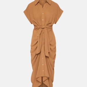 Tori Knit Dress Beige - Image 6
