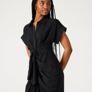 Tori Knit Dress Black - Image 5