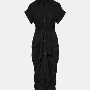 Tori Knit Dress Black - Image 6
