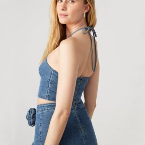 Reseda Denim Top - Image 2
