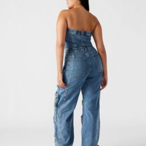 Duo Denim Jumpsuit - Image 3