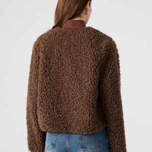 Teddy Jacket Brown - Image 4