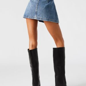 Marlowe Medium Denim Skort - Image 3
