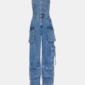 Duo Denim Jumpsuit - Image 7