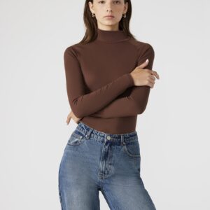 Nelle Bodysuit Brown - Image 2