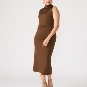 Mo Dress Brown - Image 3