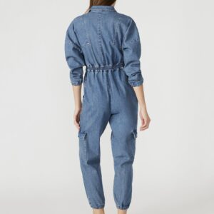 Trista Denim Jumpsuit - Image 3