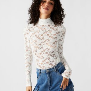 Cassie Bodysuit Ivory - Image 2
