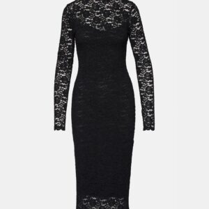 Vivienne Lace Dress Black - Image 4