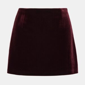 Cindi Velvet Skort Wine - Image 4