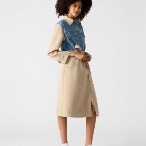 Soraya Coat Denim Multi - Image 3